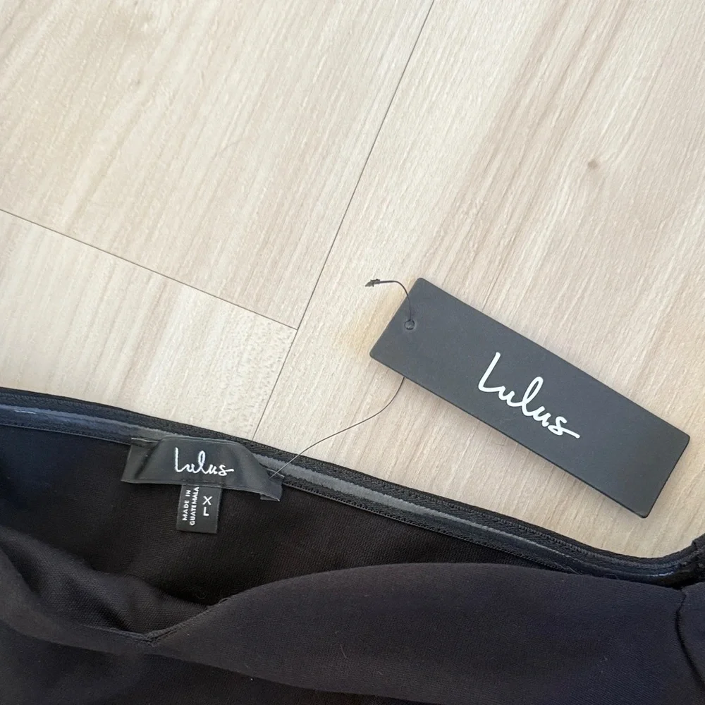 Lulu's Black High Low Dress - Picture 2 of 3